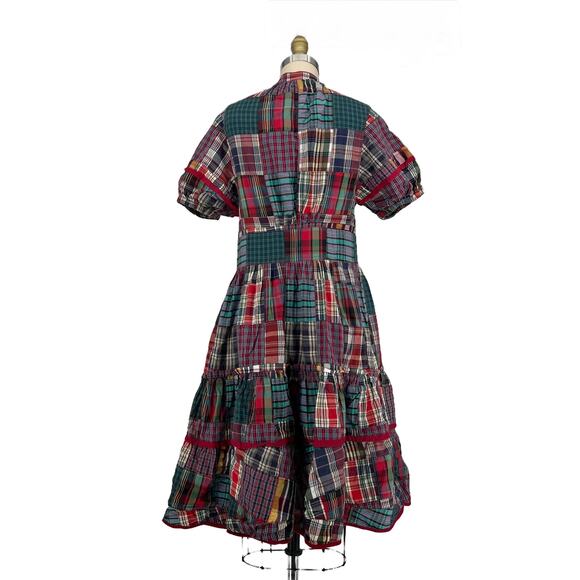 Vintage Marc Jacobs Plaid Patchwork Dress Womens size 6 FW 2005 Runway - Picture 9 of 16